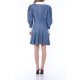 TGH MINI DRESS ECLIPSE DENIM WITH POINTED COLLAR