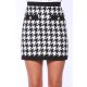 MARMURI CHECKERED PRINT MINI SKIRT