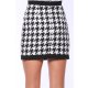 MARMURI CHECKERED PRINT MINI SKIRT