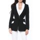 TGH COLOR BLOCK SHAWL LAPELS SLIM-FIT BLAZER