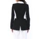 TGH COLOR BLOCK SHAWL LAPELS SLIM-FIT BLAZER