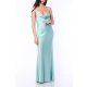 TGH OPEN BACK CHAINS SATIN MAXI DRESS