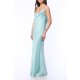 TGH OPEN BACK CHAINS SATIN MAXI DRESS