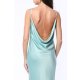 TGH OPEN BACK CHAINS SATIN MAXI DRESS