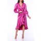 TGH GRACE&STYLE RUFFLED SATIN MIDI DRESS