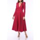 TGH Dress for Any Day V-Neck Flared Dress