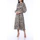 TGH ROCHIE MIDI JUNGLE CU SPATELE DECUPAT SI SNUR 