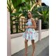 TGH CROPPED BACK ROSE BLISS MINI DRESS 