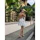 TGH CROPPED BACK ROSE BLISS MINI DRESS 