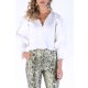 MARMURI VICTORIANA BUTTONS CROPPED SHIRT