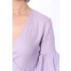TGH LINO WRAP STYLE RUFFLED MINI DRESS