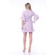 TGH LINO WRAP STYLE RUFFLED MINI DRESS