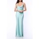 TGH ROCHIE MAXI DIN SATIN CU SPATE DESCHIS SI LANTURI