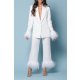 TGH DELUXE FEATHERS CULOTTES PANTS