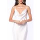 TGH OPEN BACK CHAINS SATIN MAXI DRESS
