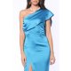 TGH ROCHIE MAXI DIN SATIN EVENT CU SAL LUNG PE SPATE