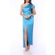 TGH ROCHIE MAXI DIN SATIN EVENT CU SAL LUNG PE SPATE