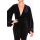 TGH GLAM ROCHIE MAXI DIN CATIFEA CU MANECI BUFANTE