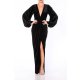 TGH GLAM ROCHIE MAXI DIN CATIFEA CU MANECI BUFANTE