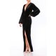 TGH GLAM ROCHIE MAXI DIN CATIFEA CU MANECI BUFANTE